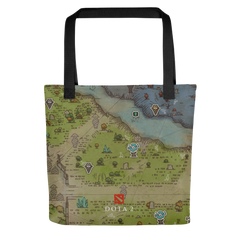 TI12 Map Print Tote Bag