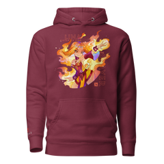 Sister of Fire Hoodie [Maroon]